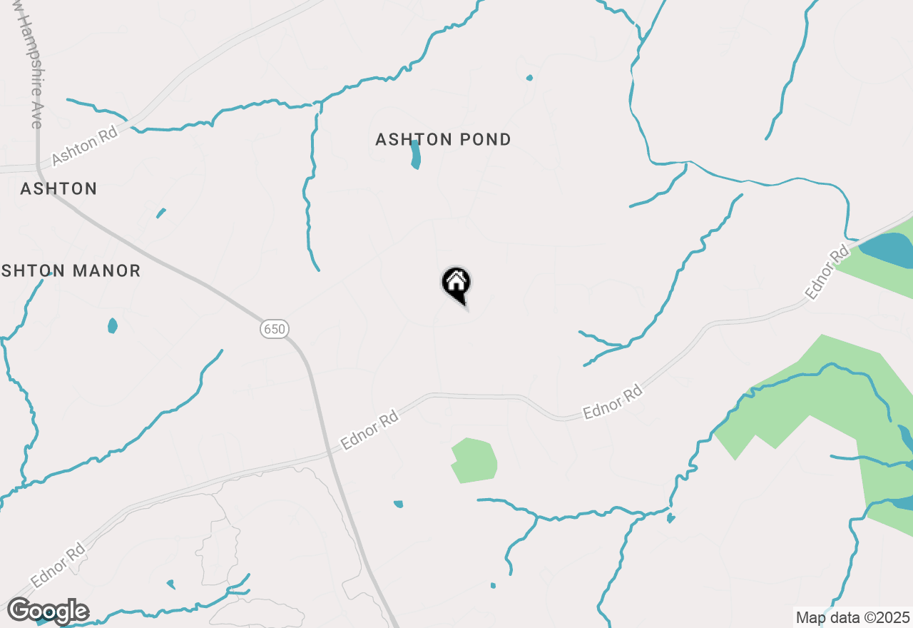 Map of 1310 Hornell Drive, Silver Spring, MD 20905