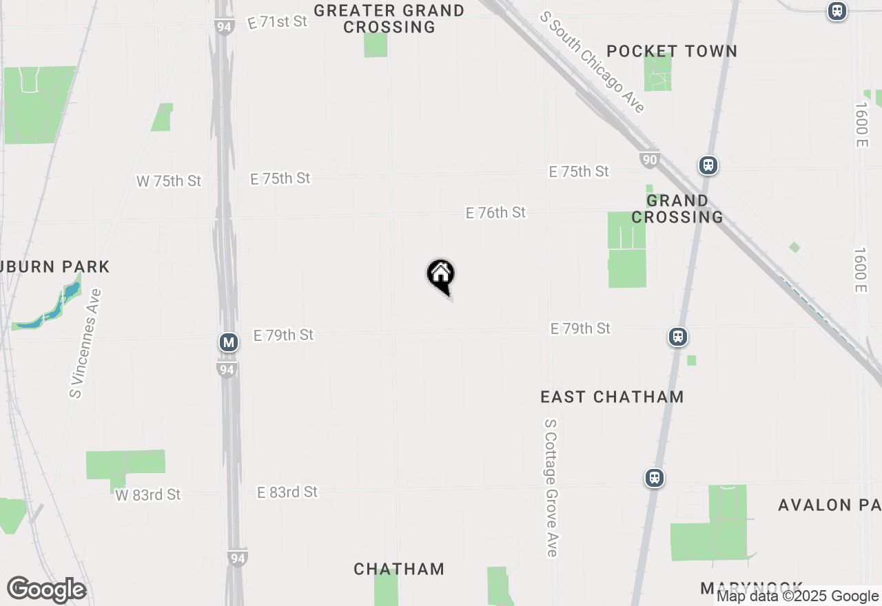 Map of 7817 S Eberhart Avenue, Chicago, IL 60619