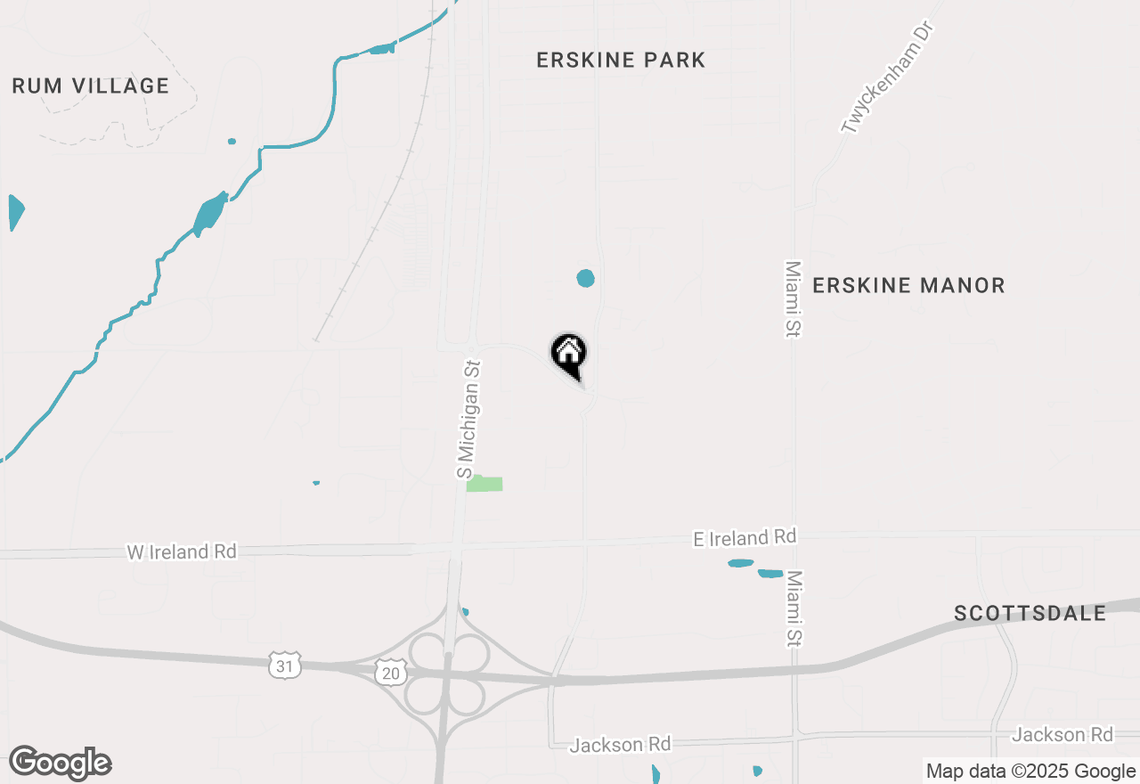 Map of 416 E Chippewa Avenue, South Bend, IN 46614