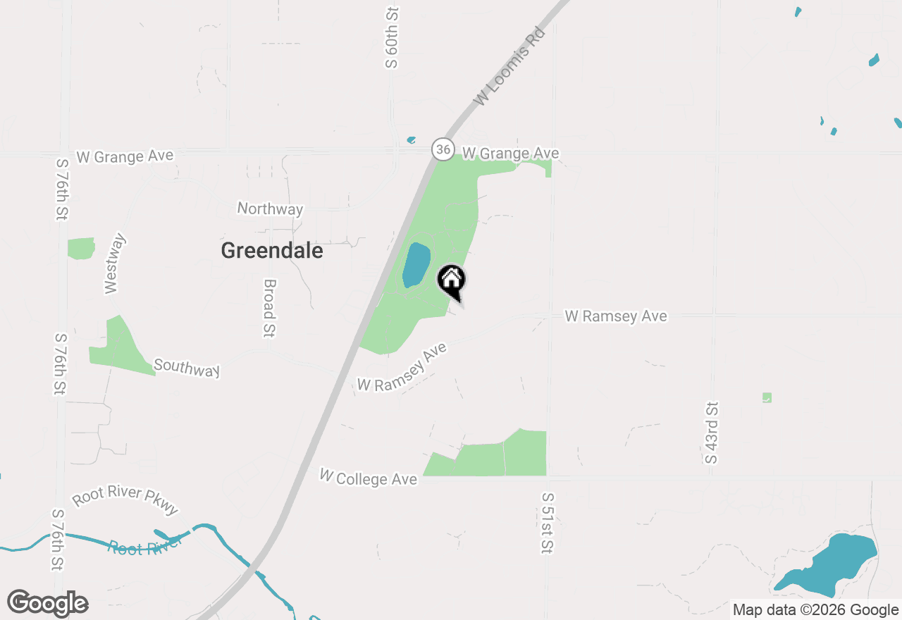 Map of 5600 Lakeview Dr, Greendale, WI 53129