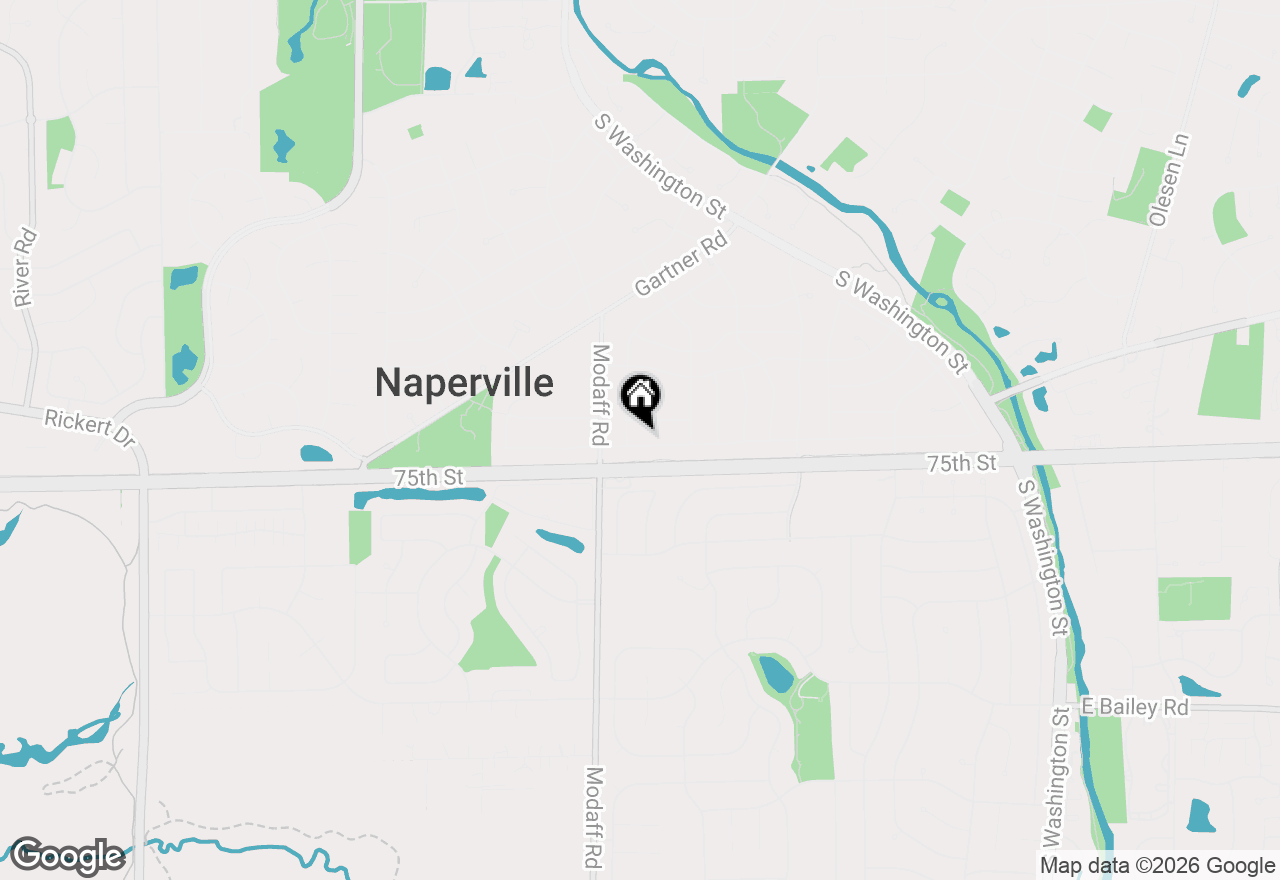 Map of 329 Tupelo Avenue, Naperville, IL 60540