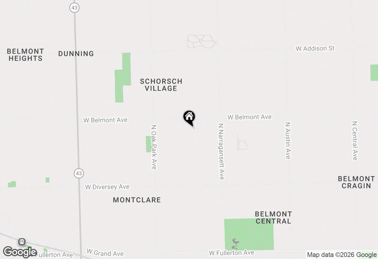 Map of 3115 N Nashville Avenue #3E, Chicago, IL 60634