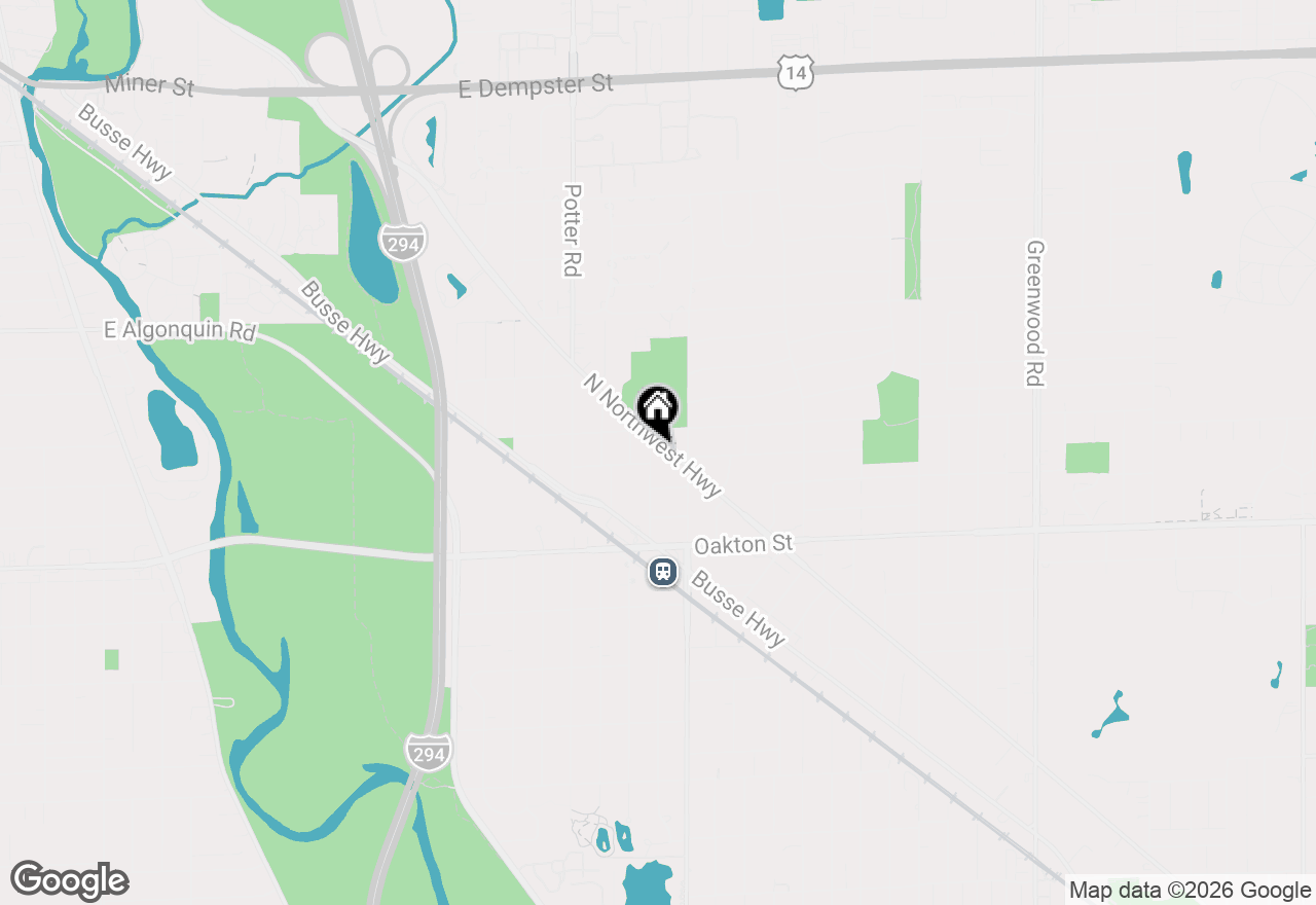 Map of 1140 N Northwest Highway, Park Ridge, IL 60068