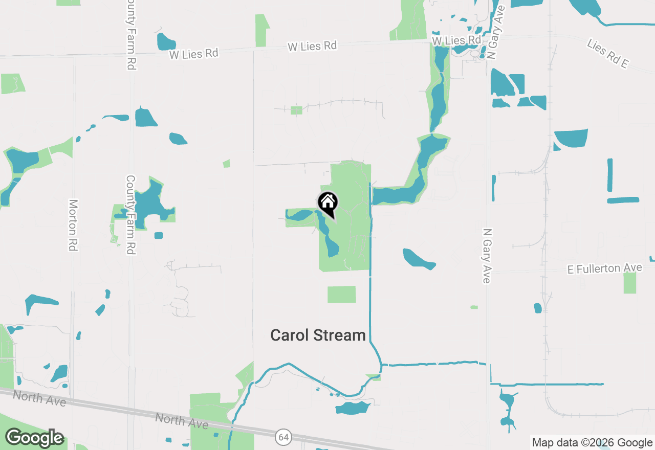 Map of 440 Prosper Lane, Carol Stream, IL 60188