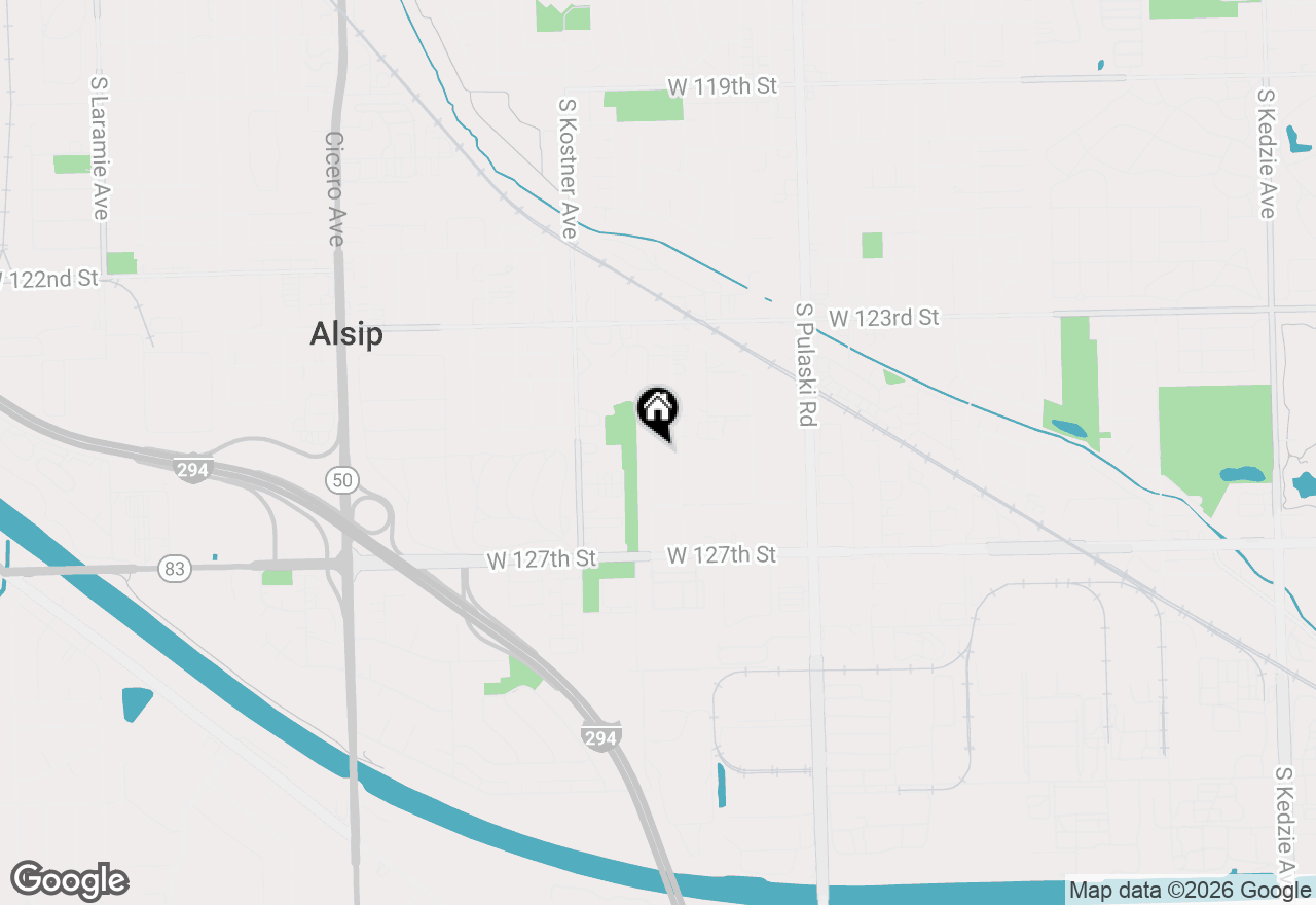 Map of 12507 S Tripp Avenue, Alsip, IL 60803