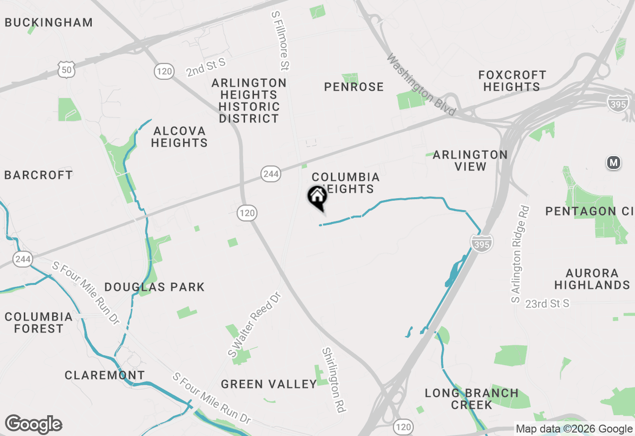 Map of 1400 S Edgewood Street #539, Arlington, VA 22204