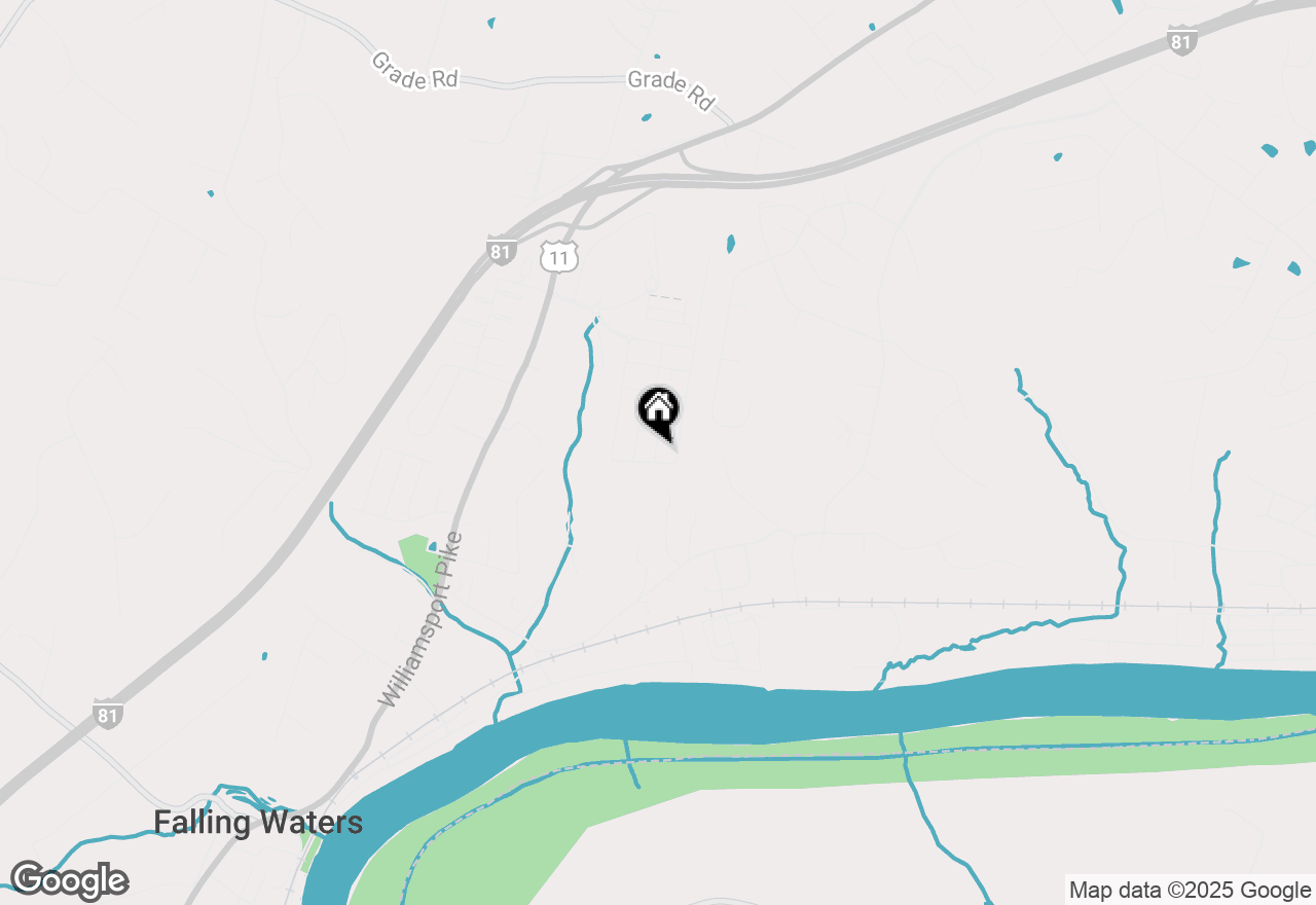 Map of 255 Clifton Manor, Falling Waters, WV 25419