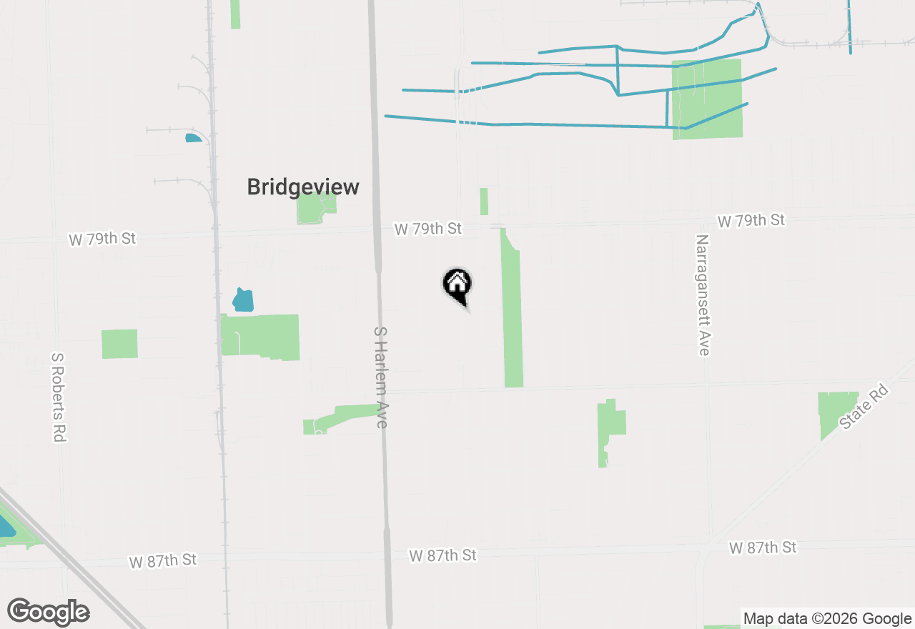 Map of 7001 W 81st Street, Burbank, IL 60459