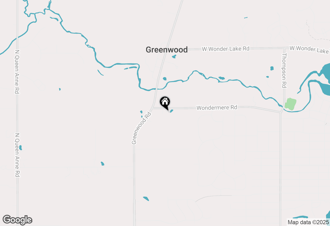 Map of 9815 Wondermere Road, Woodstock, IL 60098