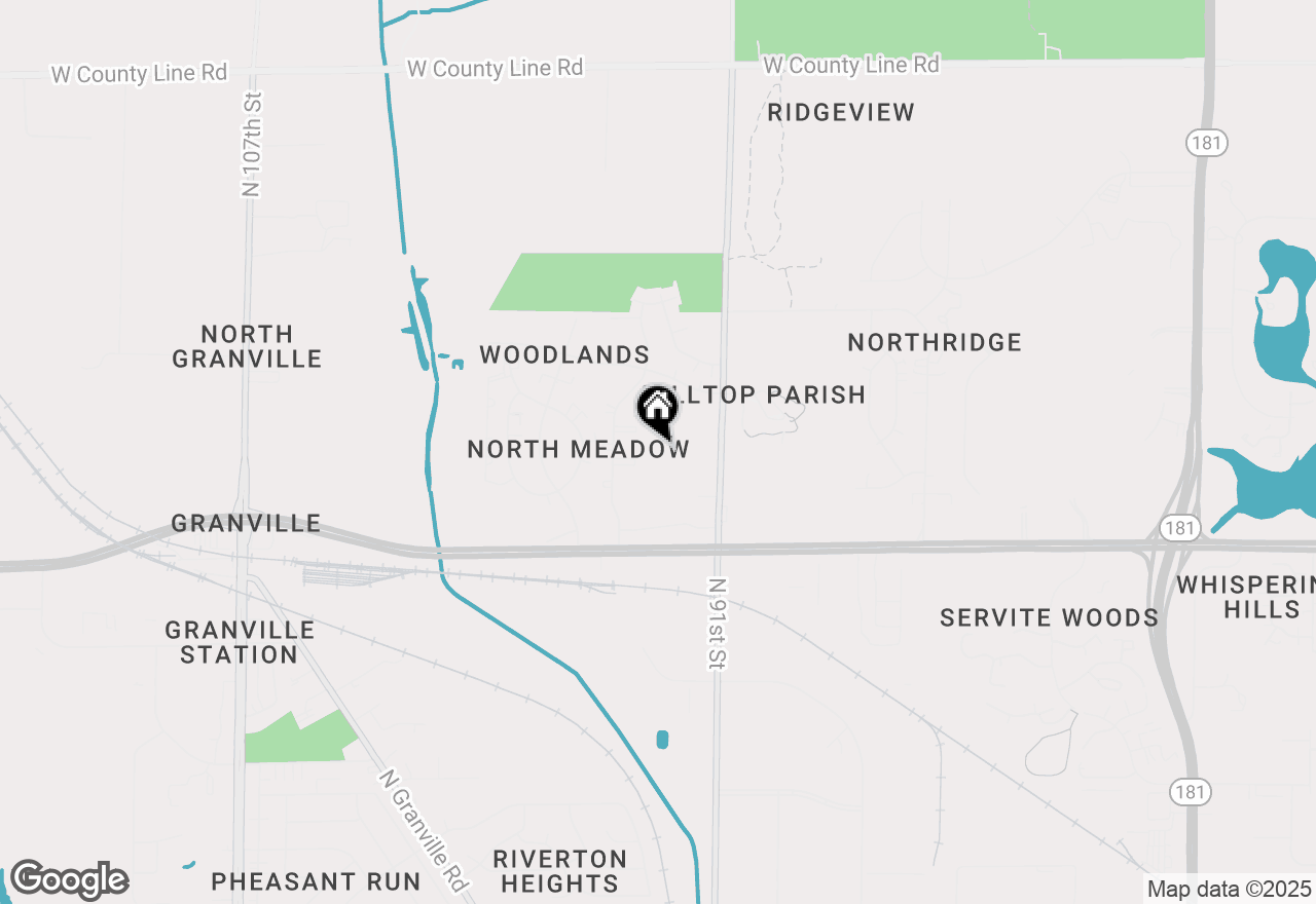 Map of 8860 N 95th St #D, Milwaukee, WI 53224