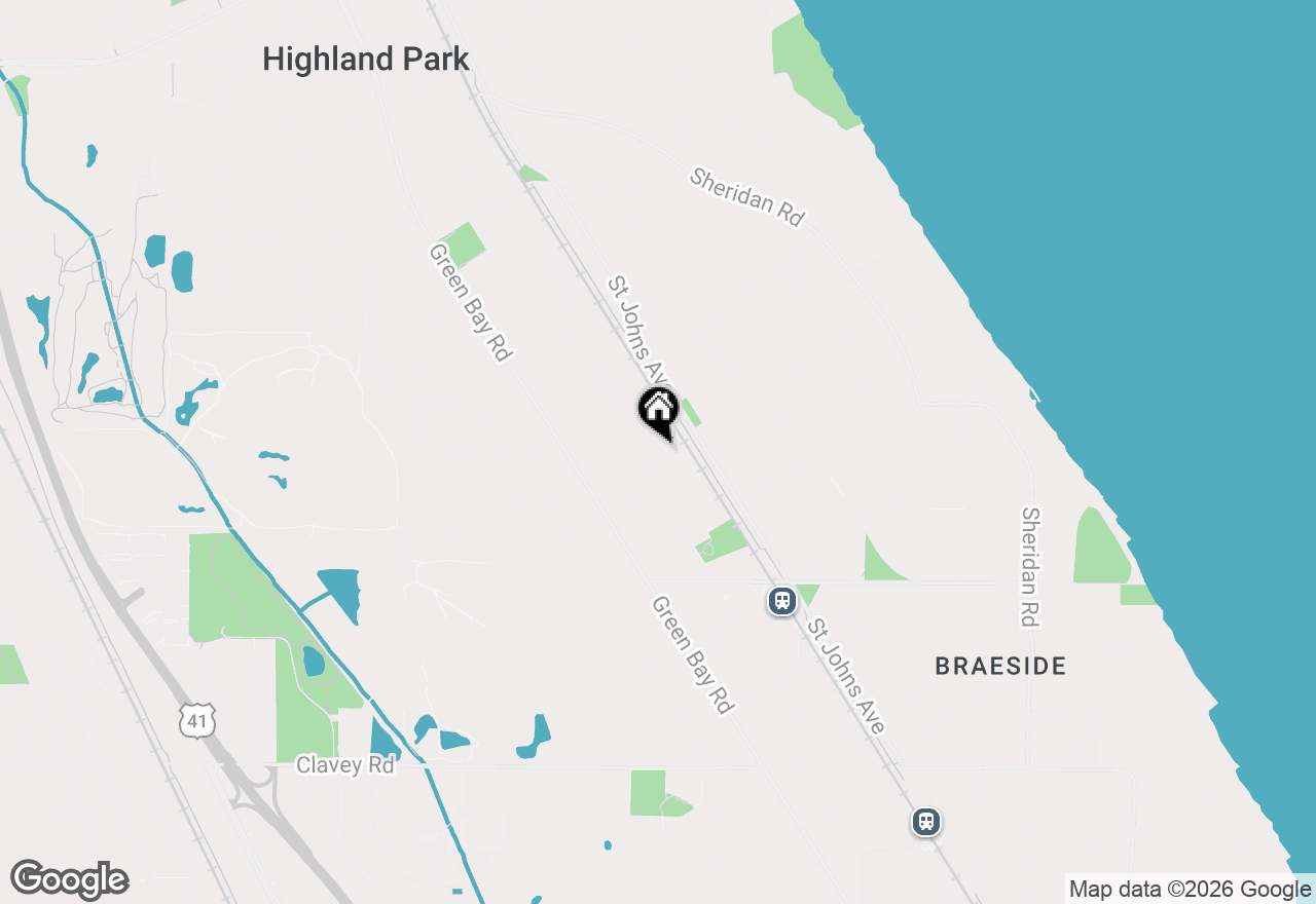 Map of 946 Burton Avenue, Highland Park, IL 60035