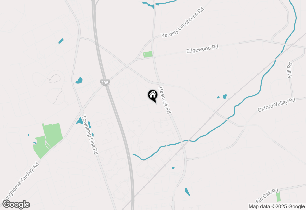 Map of 577 Thrush Court, Yardley, PA 19067