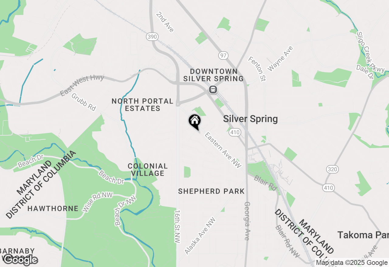 Map of 1467 Roxanna Road Nw, Washington, DC 20012