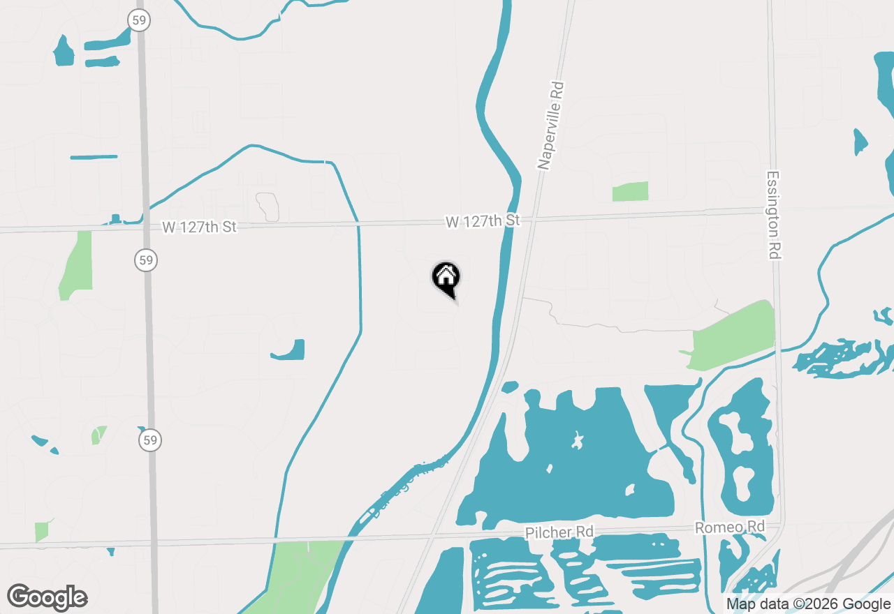 Map of 12937 S Kerry Lane, Plainfield, IL 60585