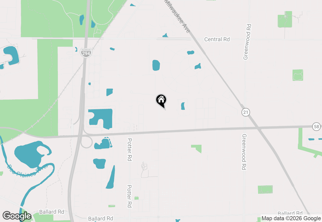 Map of 9701 N Dee Road #6N, Niles, IL 60714