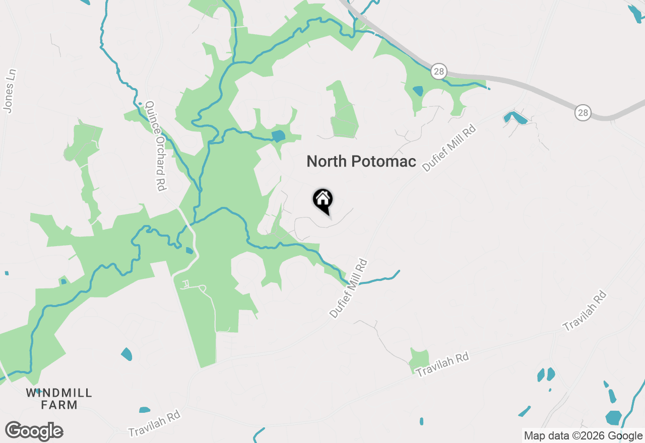 Map of 14505 Antigone Drive, Gaithersburg, MD 20878