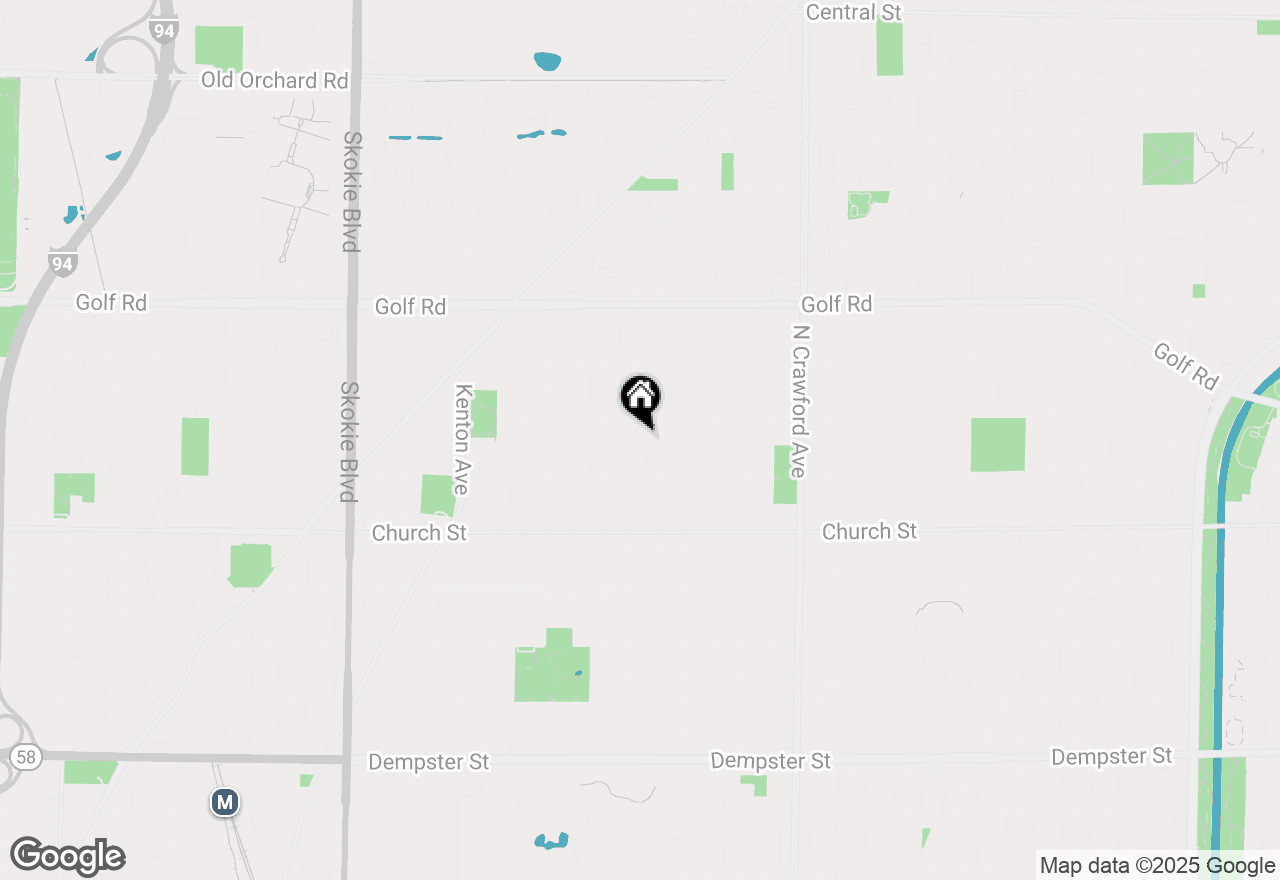 Map of 9333 Kildare Avenue, Skokie, IL 60076