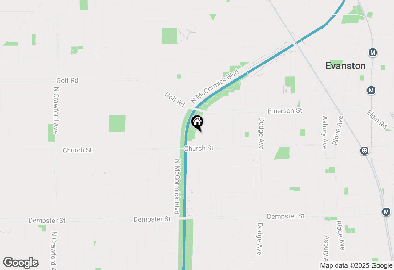 Map of 1737 Mcdaniel Avenue #B, Evanston, IL 60201