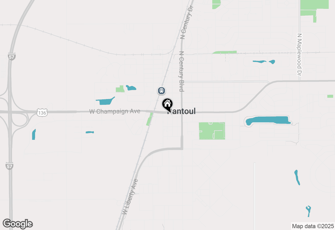 Map of 112 E Champaign Avenue, Rantoul, IL 61866