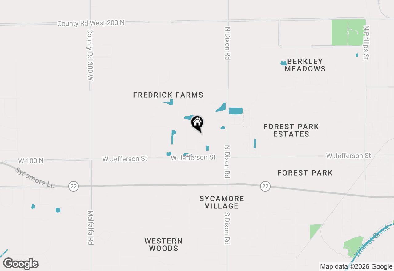 Map of 1648 Wynterbrooke, Kokomo, IN 46901