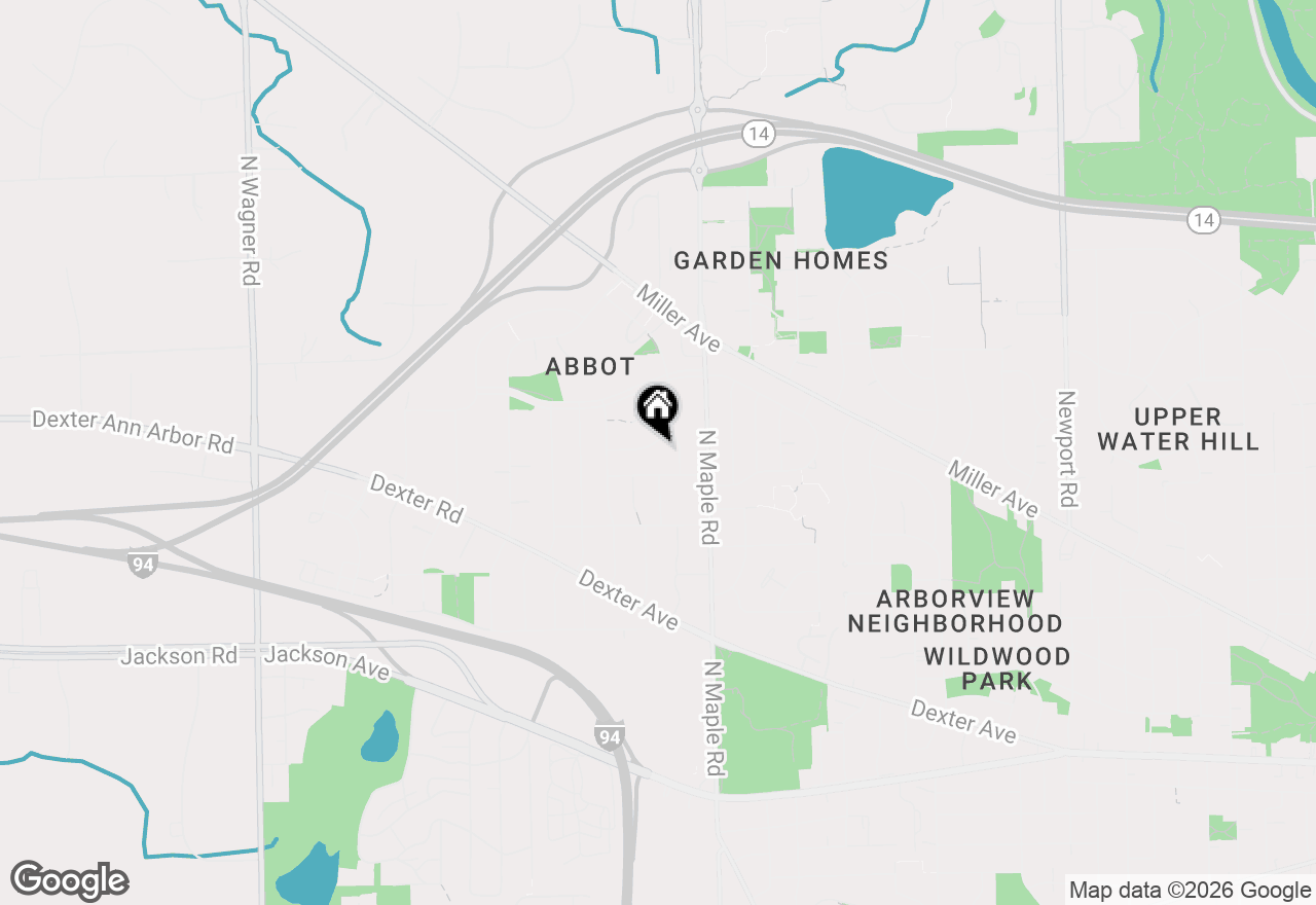 Map of 2613 Bernice Street, Ann Arbor, MI 48103