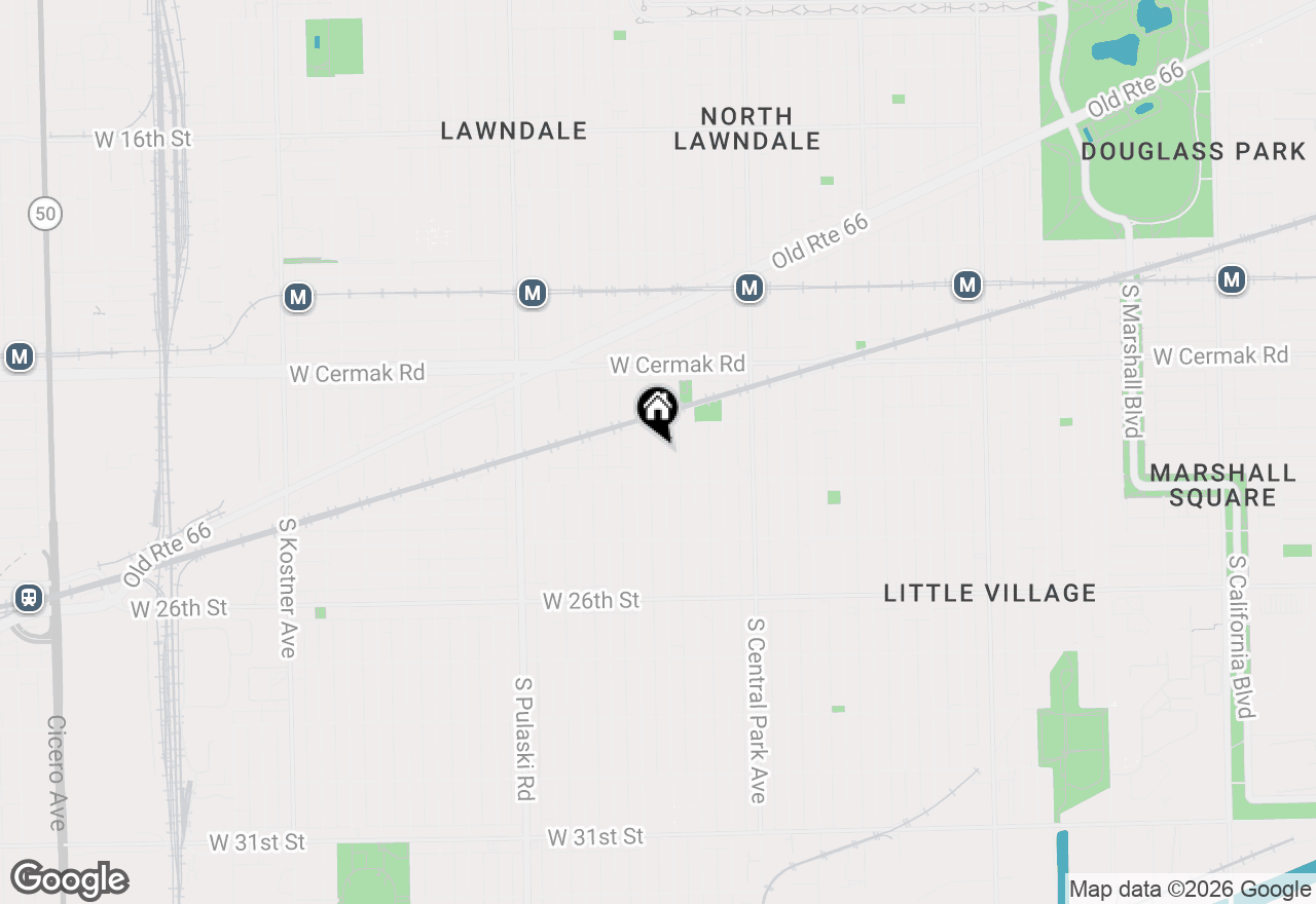 Map of 2330 S Ridgeway Avenue, Chicago, IL 60623