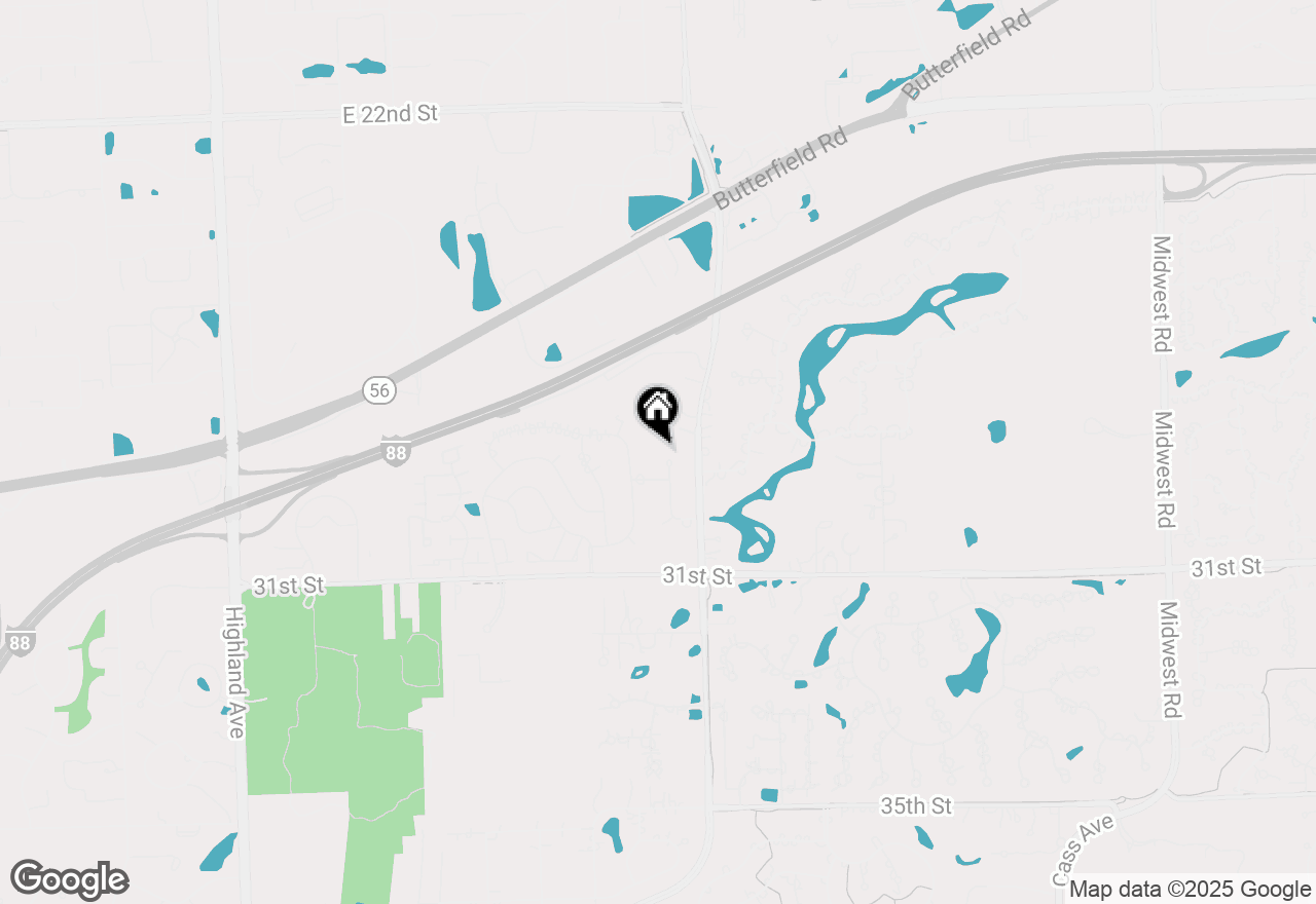 Map of 2824 Avenue Loire, Oak Brook, IL 60523