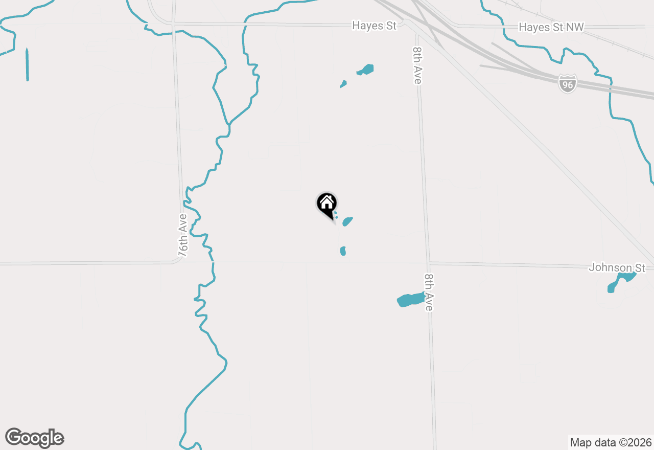 Map of 1065 Johnson Street, Marne, MI 49435