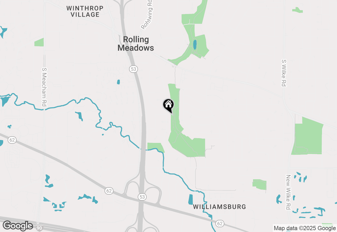 Map of 3600 Owl Drive, Rolling Meadows, IL 60008