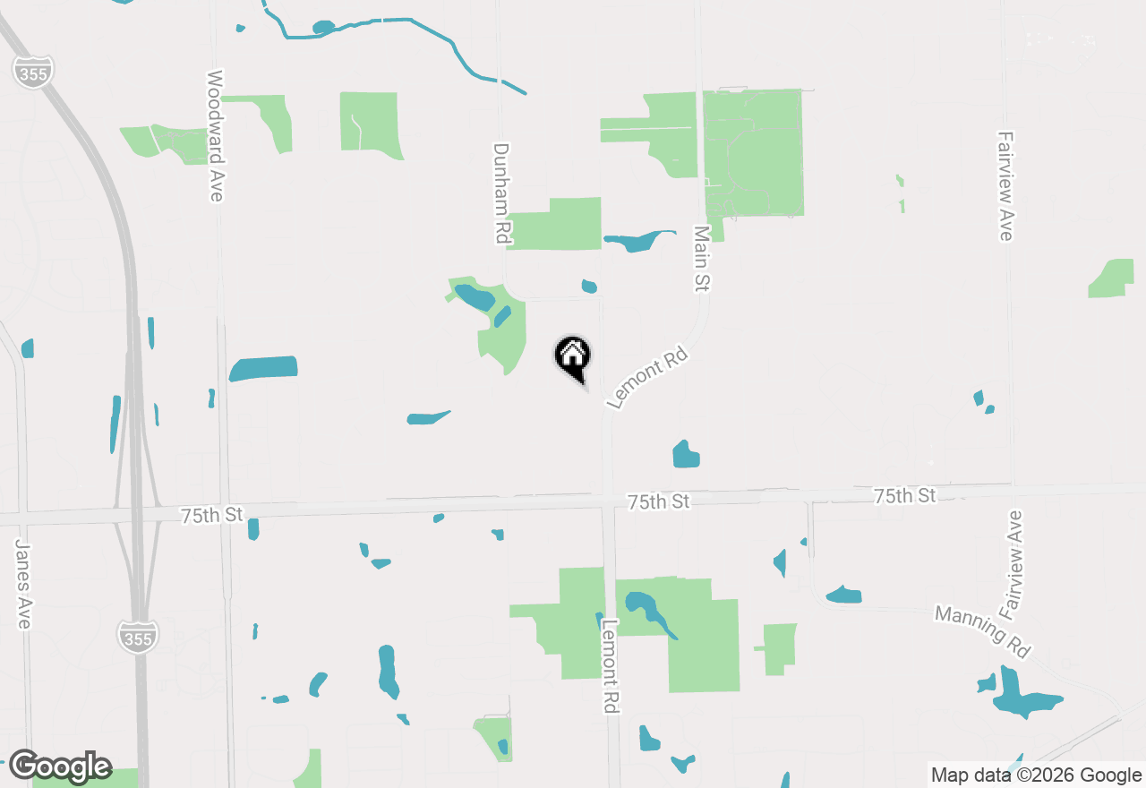 Map of 1213 Hawkins Avenue, Downers Grove, IL 60516