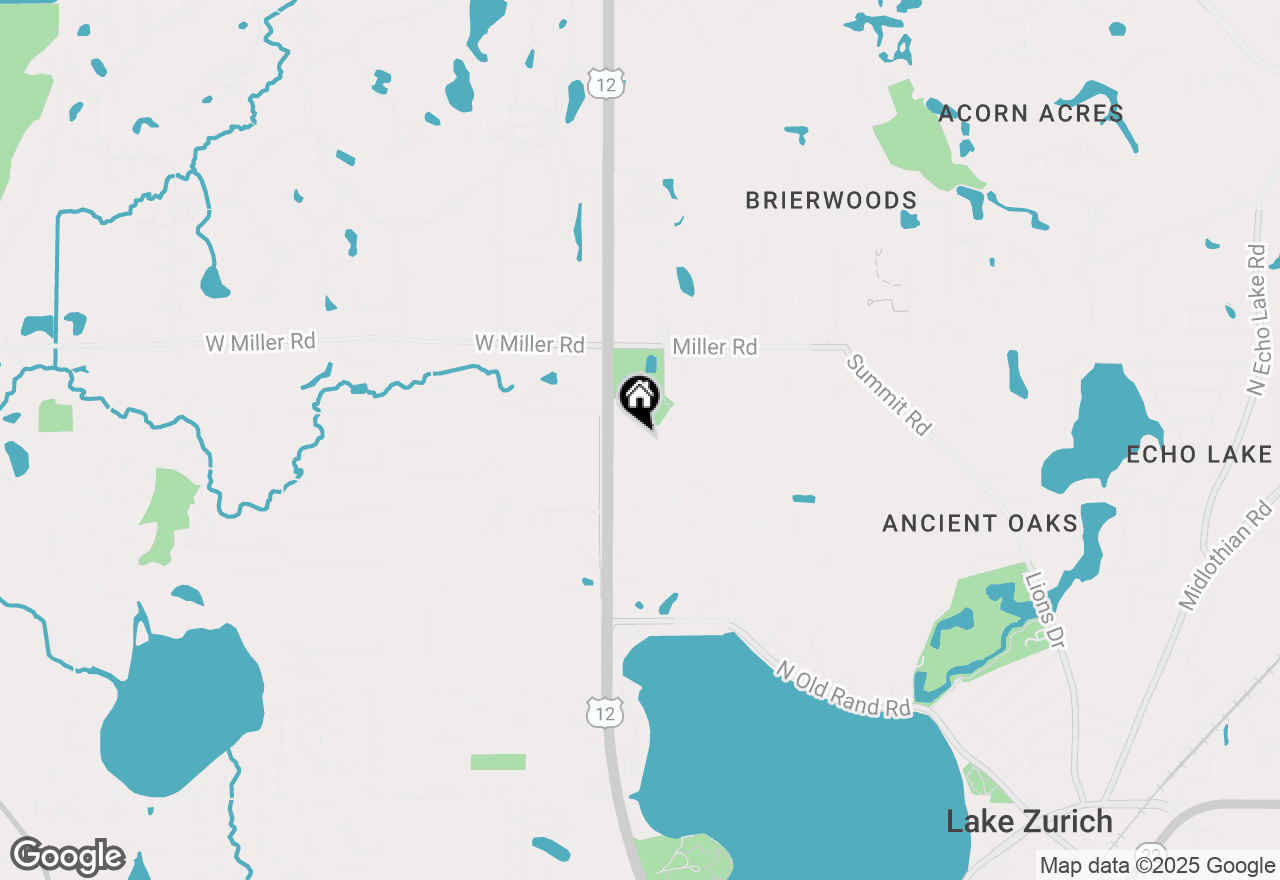 Map of 10 Rugby Road, Lake Zurich, IL 60047