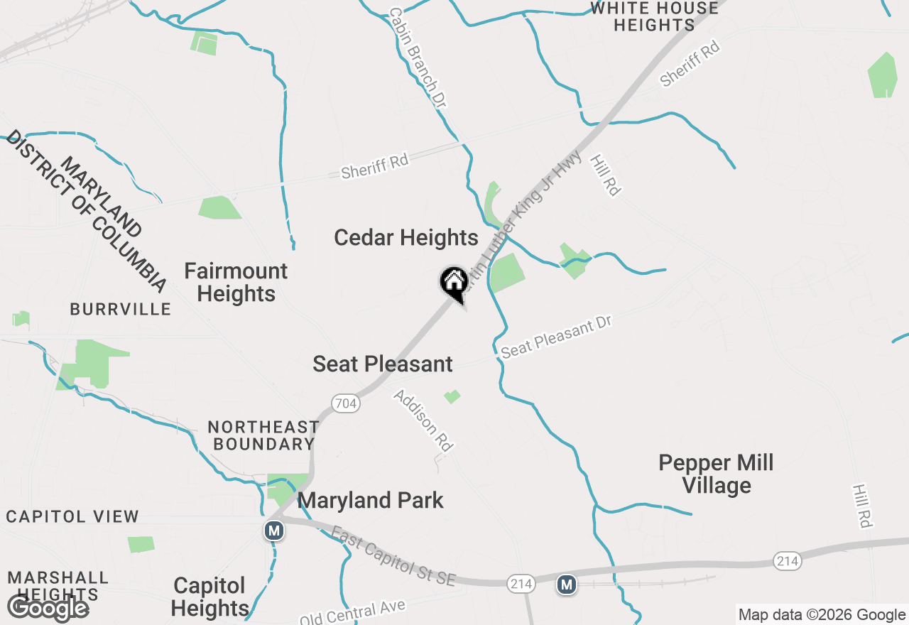 Map of 716 71st Avenue, Capitol Heights, MD 20743