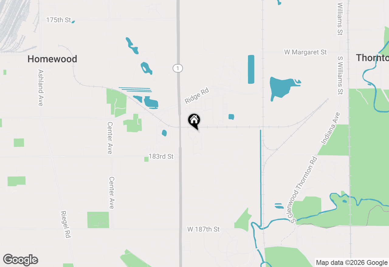 Map of 900 W Sunset Drive #405, Glenwood, IL 60425