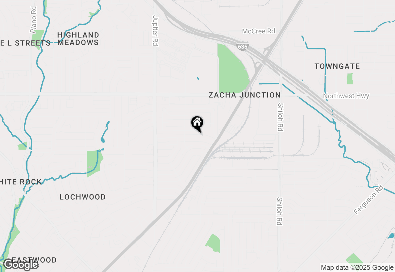 Map of 11743 Broadmoor Drive, Dallas, TX 75218