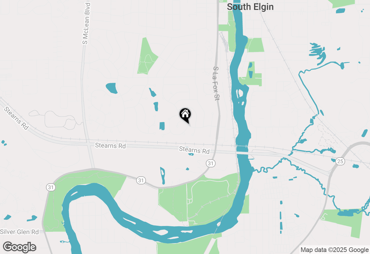 Map of 594 Hancock Avenue, South Elgin, IL 60177