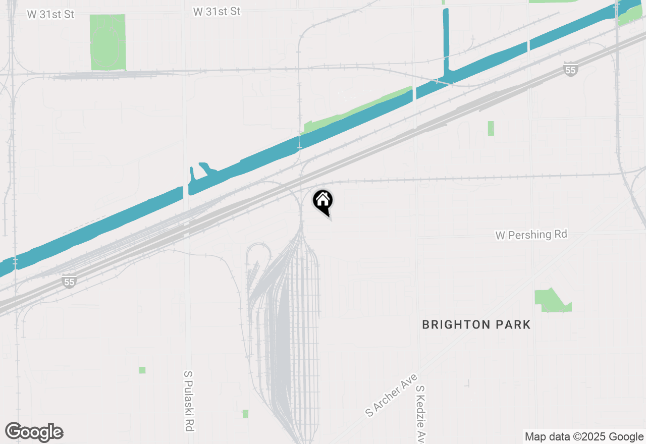 Map of 3512 W 38th Place, Chicago, IL 60632