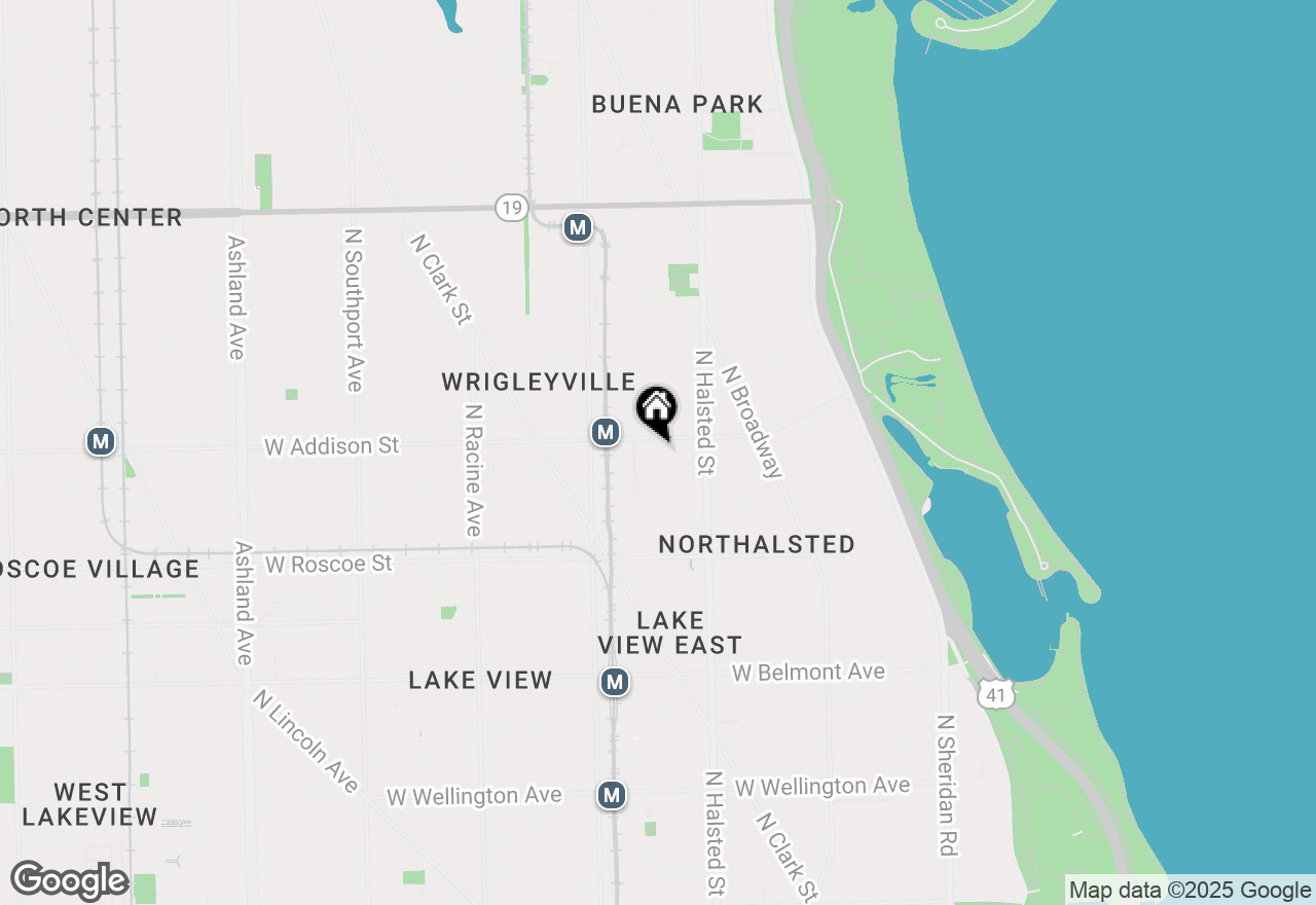 Map of (Address confidential), Chicago, Illinois 60657