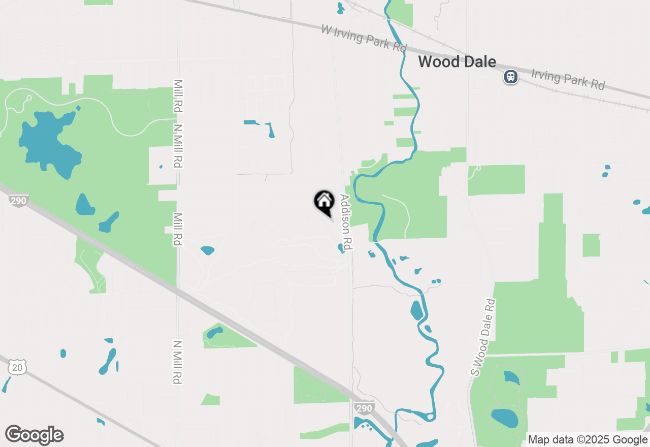 Map of 466 Elizabeth Drive #17-C, Wood Dale, IL 60191