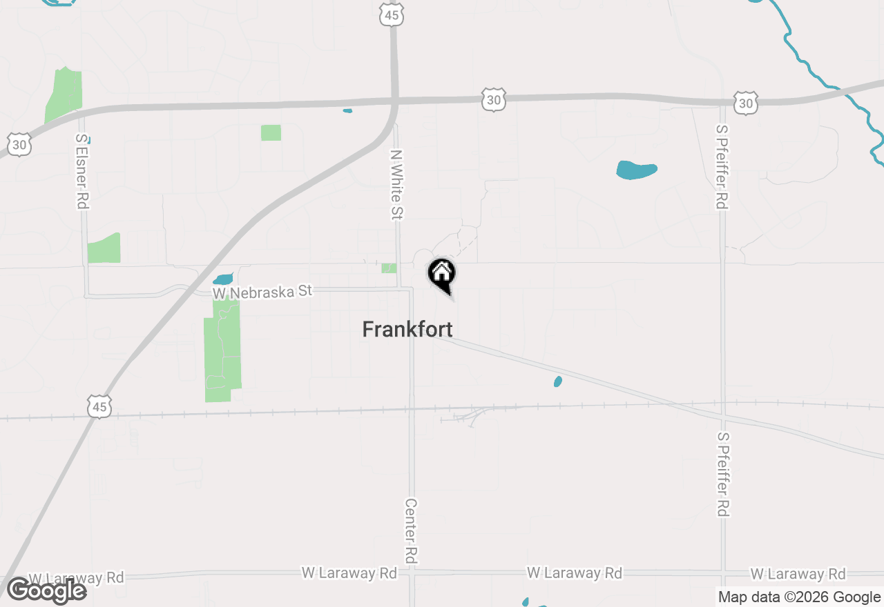 Map of 117 Linden Drive, Frankfort, IL 60423