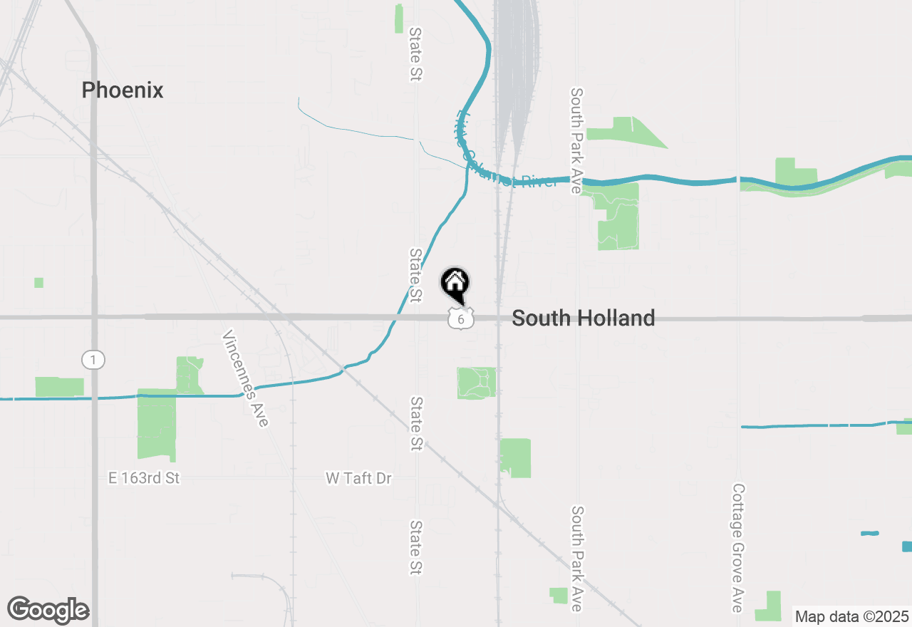 Map of 60 E 162nd Street, South Holland, IL 60473