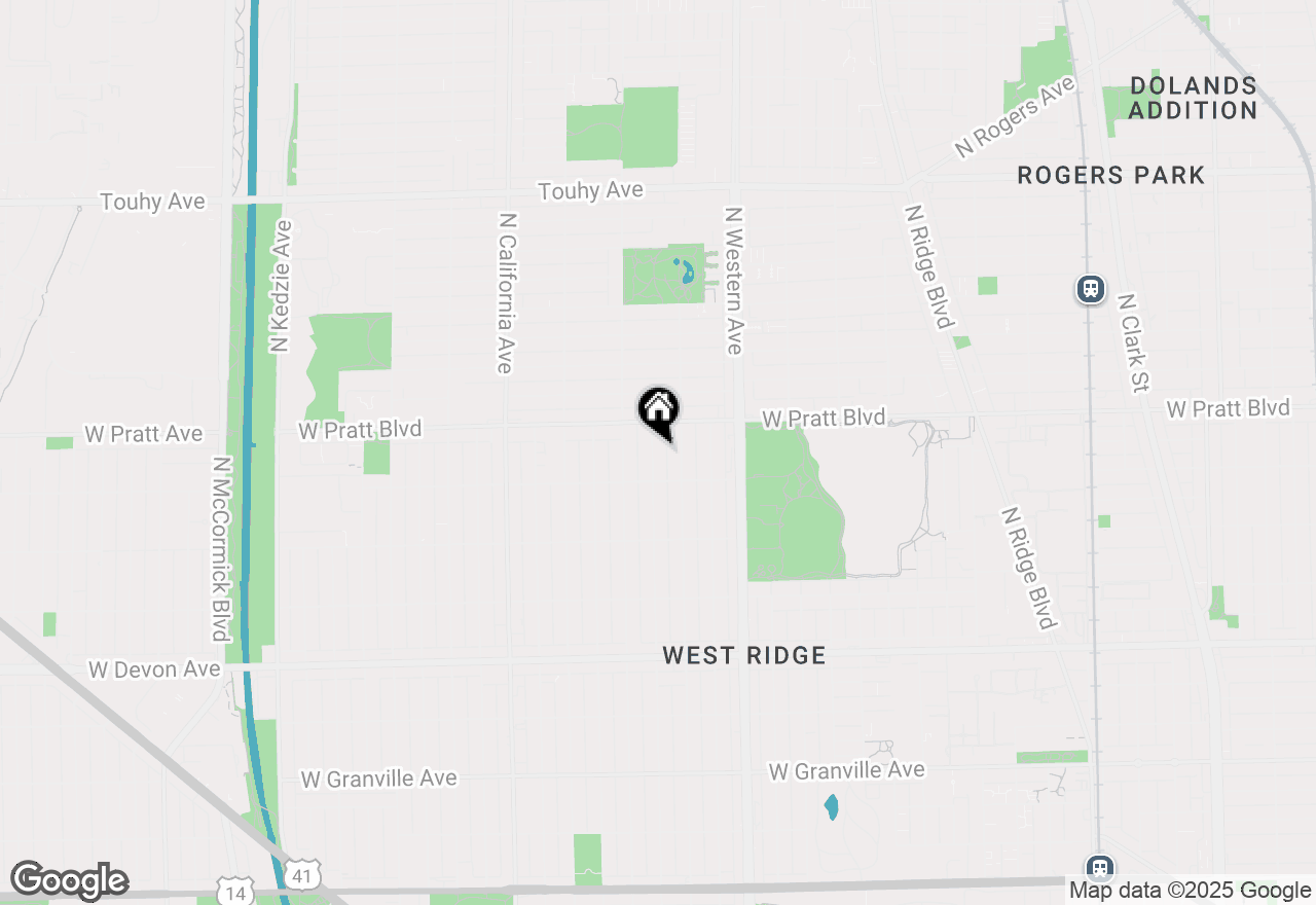 Map of 6727 N Maplewood Avenue, Chicago, IL 60645