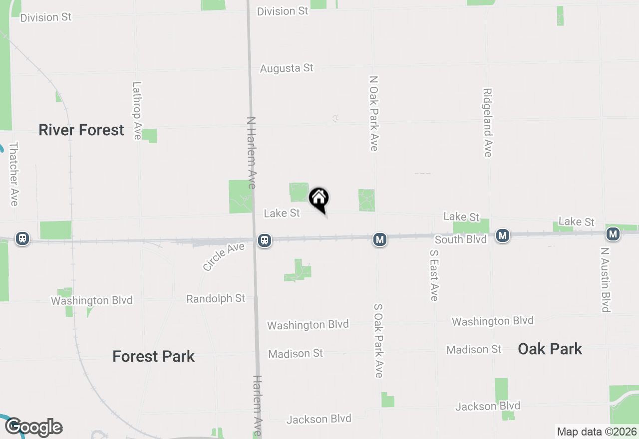 Map of 949 Lake Street #1F, Oak Park, IL 60301