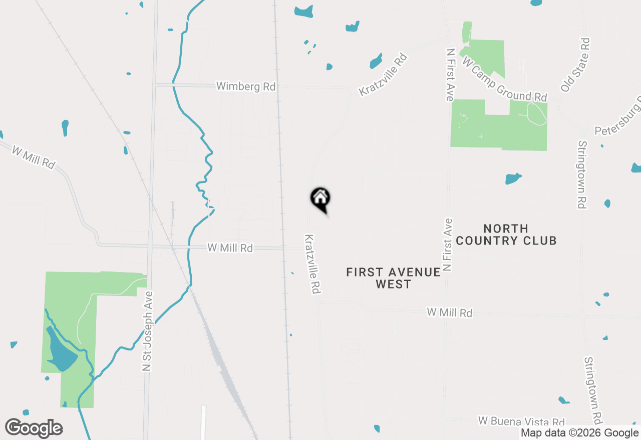 Map of 1508 Kennel Drive #A, Evansville, IN 47710