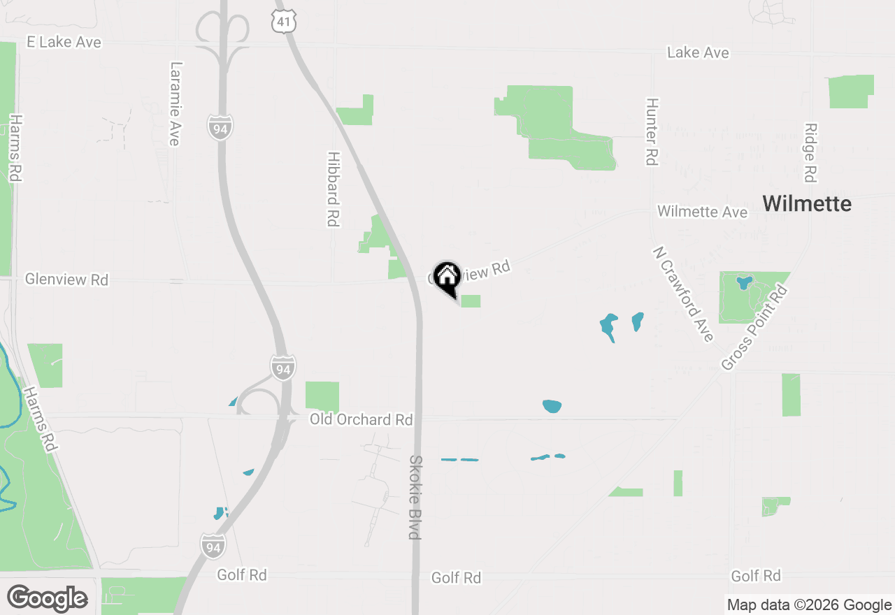 Map of 226 Sunset Drive, Wilmette, IL 60091