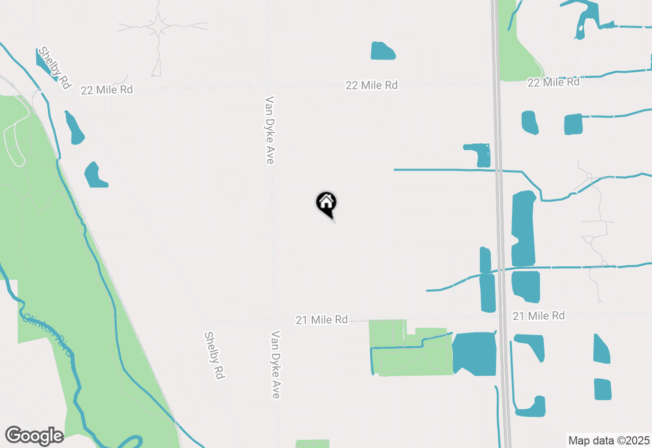 Map of 8440 Pacton Drive, Shelby Twp, MI 48317