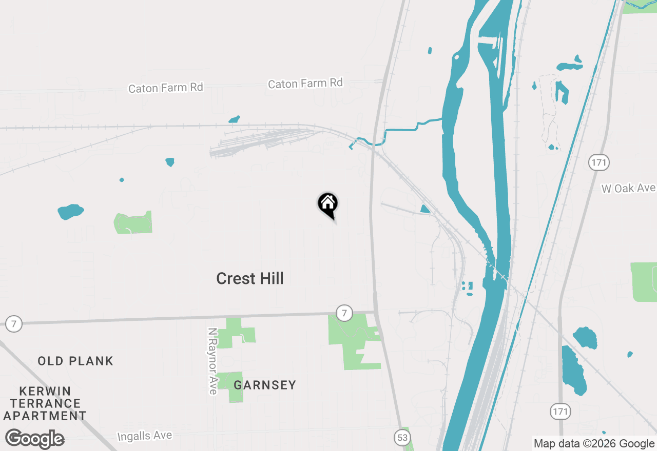Map of 1900 N Center Street, Crest Hill, IL 60403