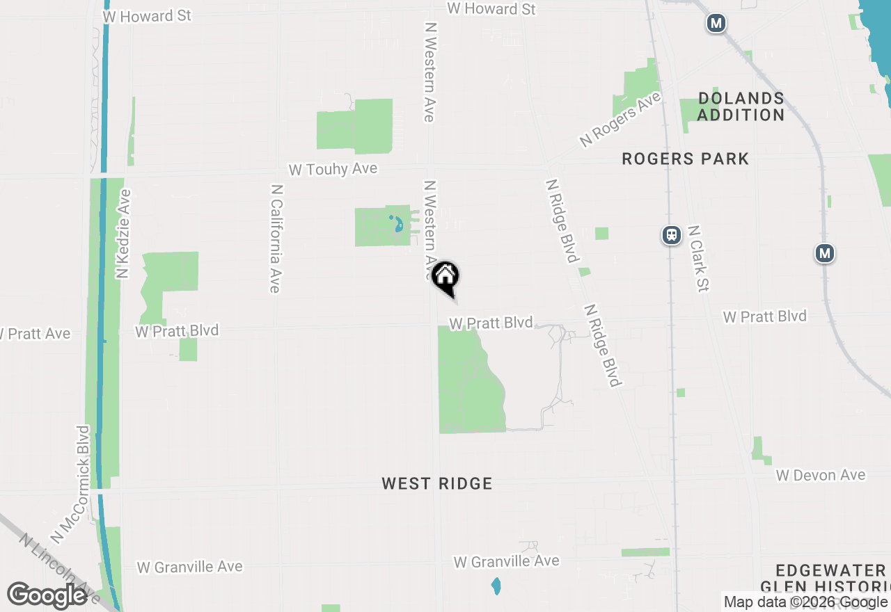 Map of 2331 W Farwell Avenue #3N, Chicago, IL 60645