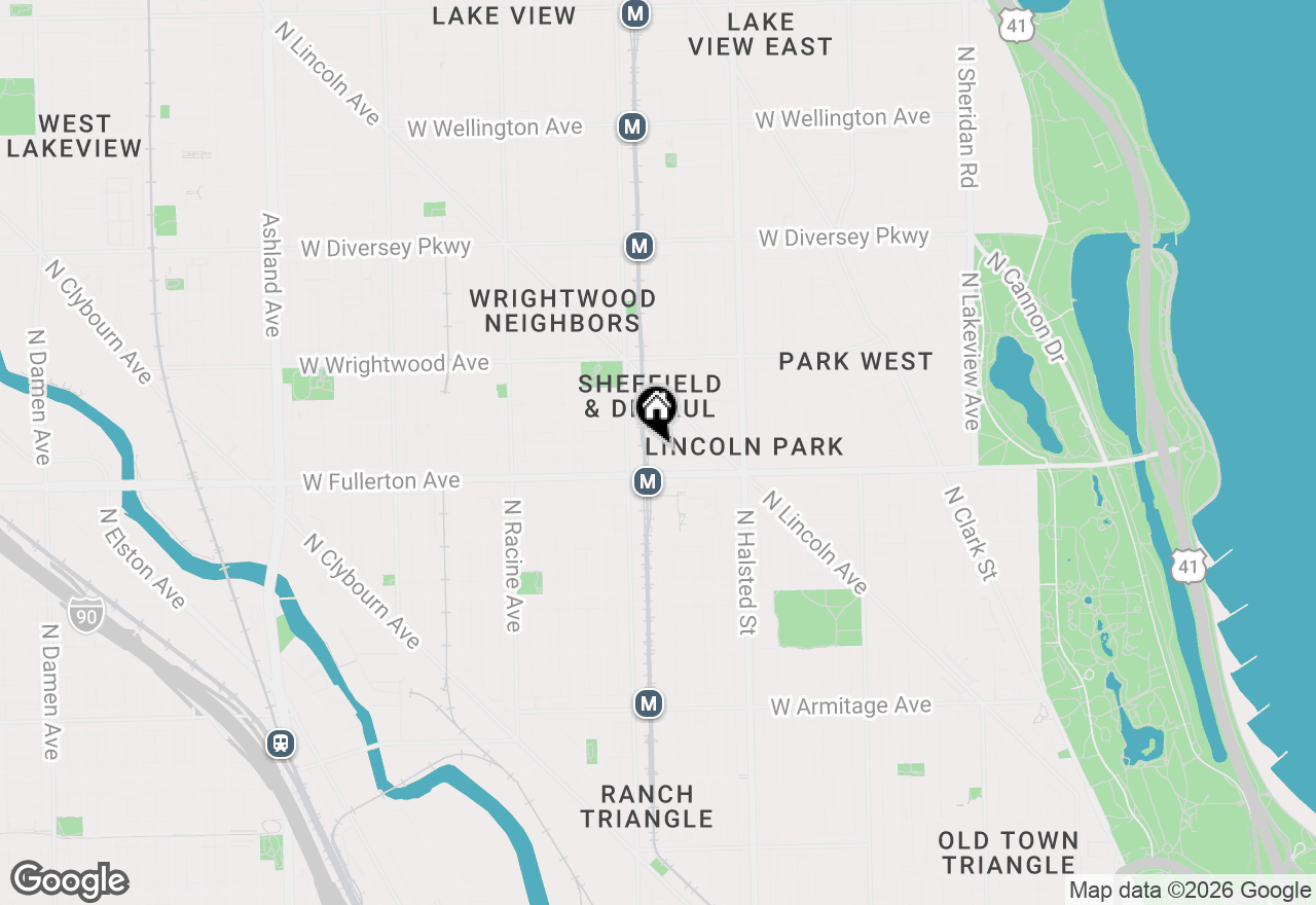 Map of 953 W Montana Street #3, Chicago, IL 60614