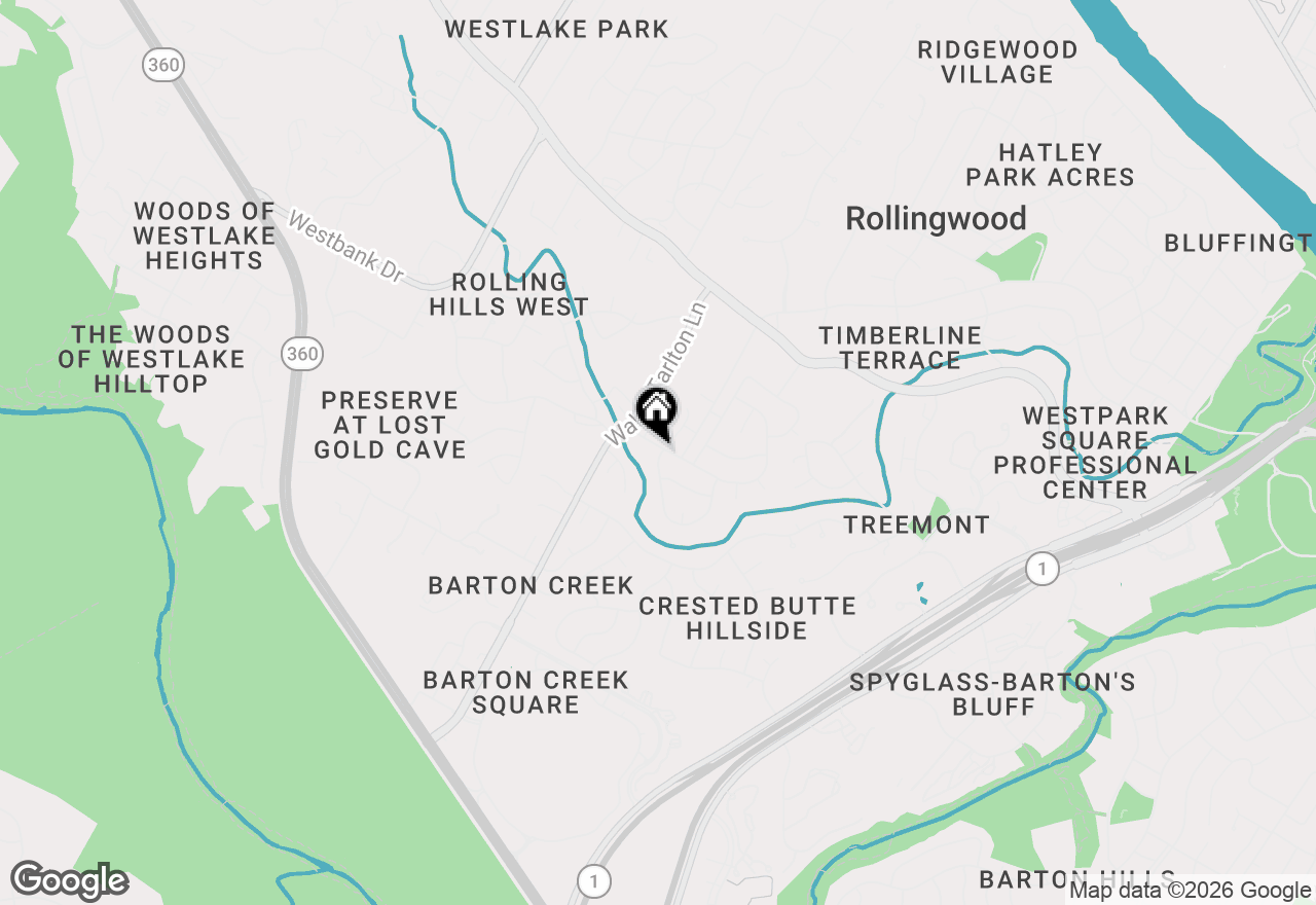 Map of 3207 Eanes Cir #A, Austin, TX 78746