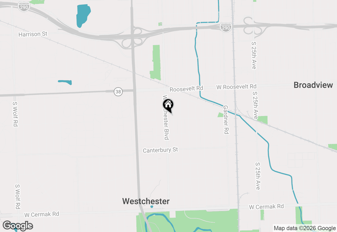 Map of 1349 Westchester Boulevard, Westchester, IL 60154